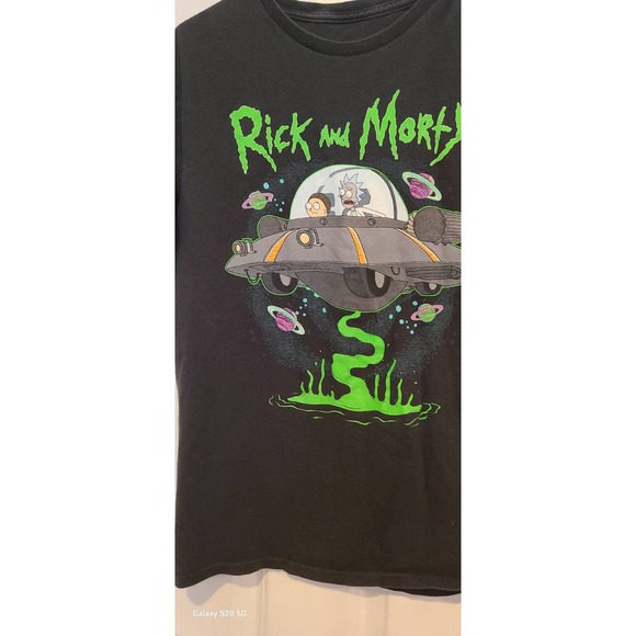 Rick and Morty t shirt  adult swim M Ripple Junction spaceship 2012 tee - Picture 2 of 3